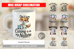 Mug Wrap Nurse Animal Product Image 1