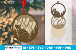 Animal Round Ornaments Lasercut Product Image 2
