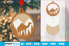 Animal Round Ornaments Lasercut Product Image 2