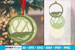 Animal Round Ornaments Lasercut Product Image 2