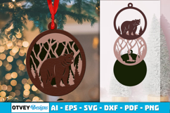 Animal Round Ornaments Lasercut Product Image 2