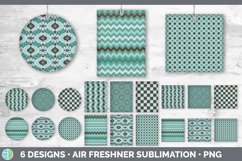 Bundle of six Animal Print car air freshener sublimation designs.