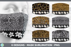 Bundle of six Animal Print face mask sublimation designs