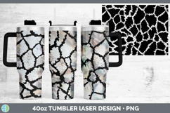 GorgeousAnimal Print Laser 40oz Tumbler design.