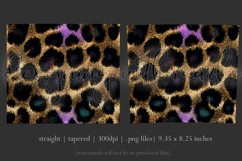 Animal Tumbler Wrap, Sublimation Glitter Animal Print Wrap 1 Product Image 3