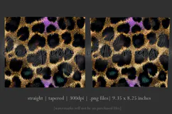Animal Tumbler Wrap, Sublimation Glitter Animal Print Wrap 1 Product Image 3