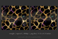 Animal Tumbler Wrap, Sublimation Glitter Animal Print Wrap 2 Product Image 3