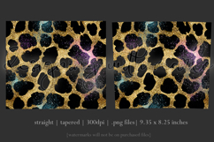 Animal Tumbler Wrap, Sublimation Glitter Animal Print Wrap 3 Product Image 3