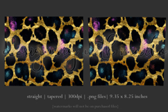 Animal Tumbler Wrap, Sublimation Glitter Animal Print Wrap 4 Product Image 3