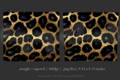 Animal Tumbler Wrap, Sublimation Glitter Animal Print l1 Product Image 3