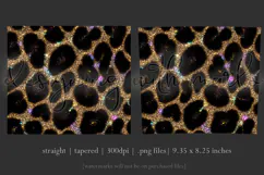 Animal Tumbler Wrap, Sublimation Glitter Animal Print l2 Product Image 3
