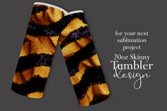 Animal Tumbler Wrap, Sublimation Glitter Animal Print t3 Product Image 2