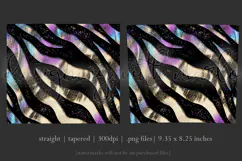 Animal Tumbler Wrap, Sublimation Glitter Animal Print z1 Product Image 3