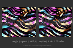 Animal Tumbler Wrap, Sublimation Glitter Animal Print z7 Product Image 3