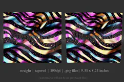 Animal Tumbler Wrap, Sublimation Glitter Animal Print z7 Product Image 3