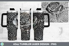 GorgeousAnimal Print Laser 40oz Tumbler design.