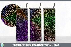 Animal Print Halloween Tumbler Sublimation Designs Product Image 4