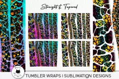 Animal Print Pattern Tumbler Wraps | Animal Tumbler Designs Product Image 3