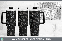 GorgeousAnimal Print Laser 40oz Tumbler design.