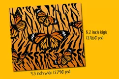 animal print skinny tumbler sublimation wrap