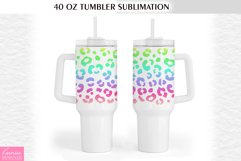 Leopard Print 40 Oz Tumbler Wrap|Animal Print Siblimation Product Image 1