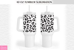 Leopard Print 40 Oz Tumbler Wrap|Animal Print Siblimation Product Image 1