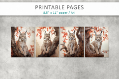 animal illustrations, printable animal wall art Product Image 2