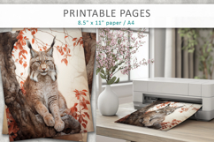 animal illustrations, printable animal wall art Product Image 4