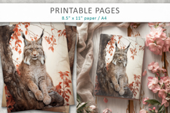 animal illustrations, printable animal wall art Product Image 1