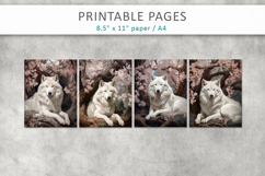 animal illustrations, printable animal art for home decor Product Image 2