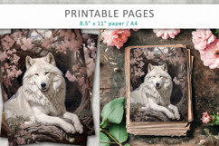 animal illustrations, printable animal art for home decor Product Image 3