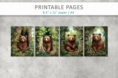 animal illustrations, junk journal animal pages Product Image 2