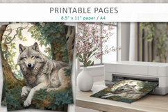 animal illustrations, animal themed printable designs Product Image 4