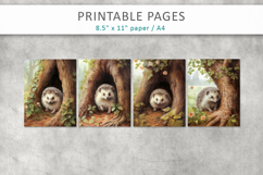 forest animal illustrations, wildlife art for scrapbooking Product Image 2
