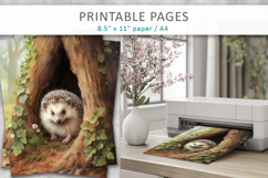 forest animal illustrations, wildlife art for scrapbooking Product Image 3