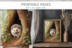 forest animal illustrations, wildlife art for scrapbooking Product Image 6