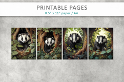 animal illustrations, junk journal animal pages Product Image 2