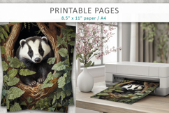 animal illustrations, junk journal animal pages Product Image 4