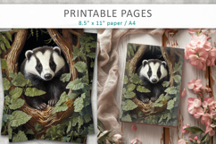 animal illustrations, junk journal animal pages Product Image 7