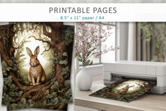 animal illustrations, animal scrapbook papers Product Image 3