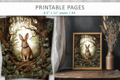 animal illustrations, animal scrapbook papers Product Image 7