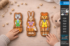 Animals Puzzles Laser Cut Bundle | Mix and Match Games SVG Product Image 4