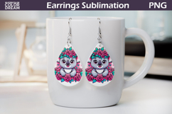 Koala Teardrop Earrings | Animal Flowers Earrings Product Image 1
