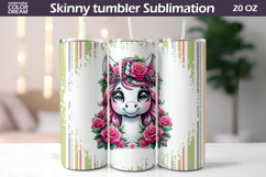 Animals Tumbler Bundle | Cute Animals Floral Tumbler Wrap Product Image 8