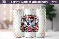 Koala Tumbler Wrap | Animal Floral Tumbler Product Image 1