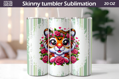 Animals Tumbler Bundle | Cute Animals Floral Tumbler Wrap Product Image 17