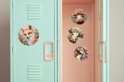 Animal Round Sticker Png Bundle Farm Animal Stickers 