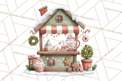 Christmas Animal Santa and Elves Mini World Clipart PNG Product Image 3