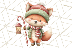 Christmas Animal Santa and Elves Mini World Clipart PNG Product Image 4