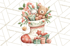 Christmas Animal Santa and Elves Mini World Clipart PNG Product Image 2